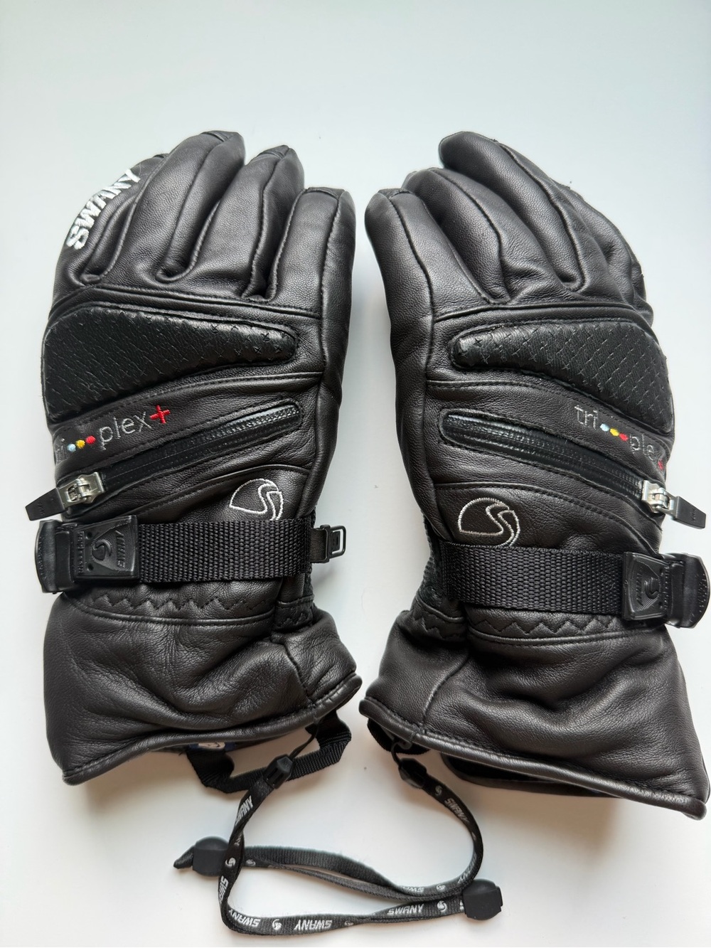Swany Tri-Plex+ Men’s Black Leather Ski Gloves
